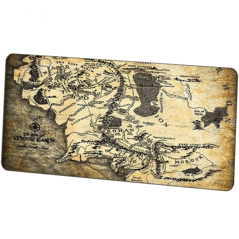 Tapis De Souris Seigneur Des Anneaux Carte