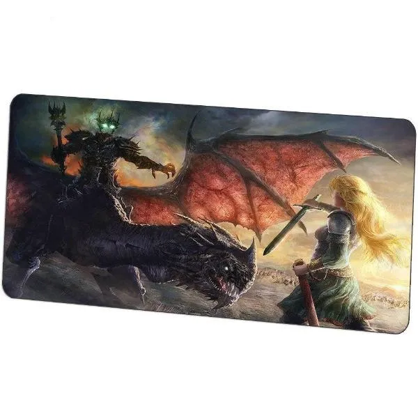 Tapis De Souris Seigneur Des Anneaux Combat Roi D'Angmar vs Eowyn