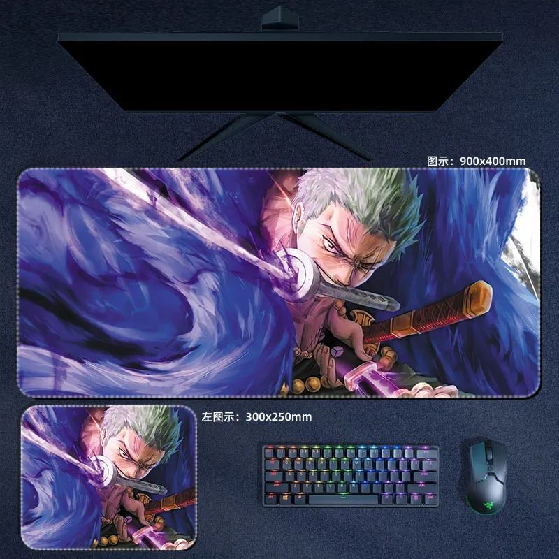 Tapis de souris one piece "Zoro en furie"