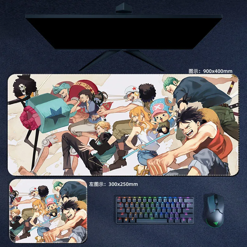 Tapis de souris one piece "Et c'est parti"