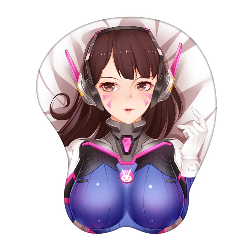 Tapis de souris seins D.Va overwatch