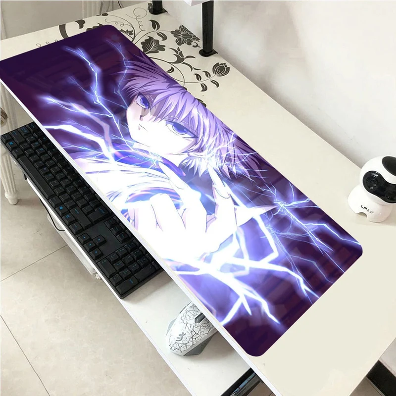 Tapis de souris manga Hunter x Hunter kirua mode foudre