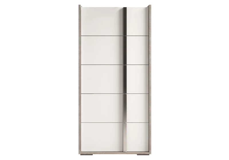 Chiffonnier 5 tiroirs blanc béton – Treviso
