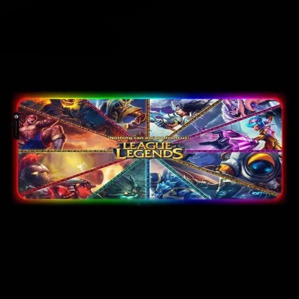 Tapis de Souris RGB XXL Champions Lol