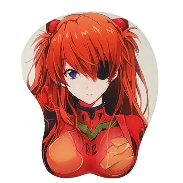 Tapis de souris seins Asuka Langley Soryu