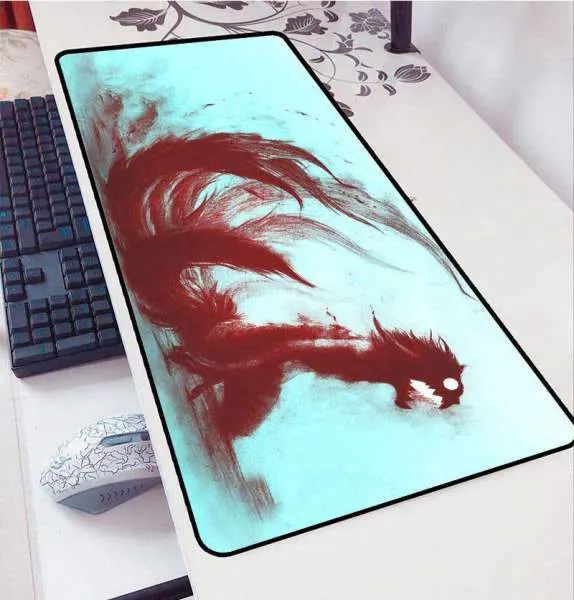 Tapis de Souris Manga Renard à Neuf Queues