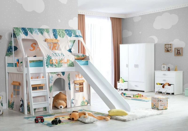 Ensemble de chambre enfant montessori MY WORLD SAFARI MAX