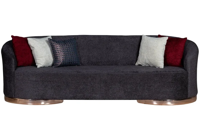Ensemble canapé modern gris LEVANTE