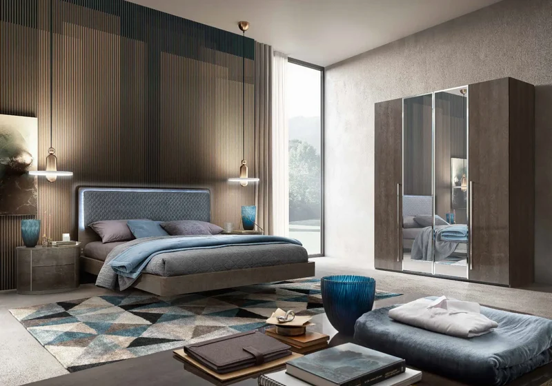 Chambre complète modern bouleau MIYA