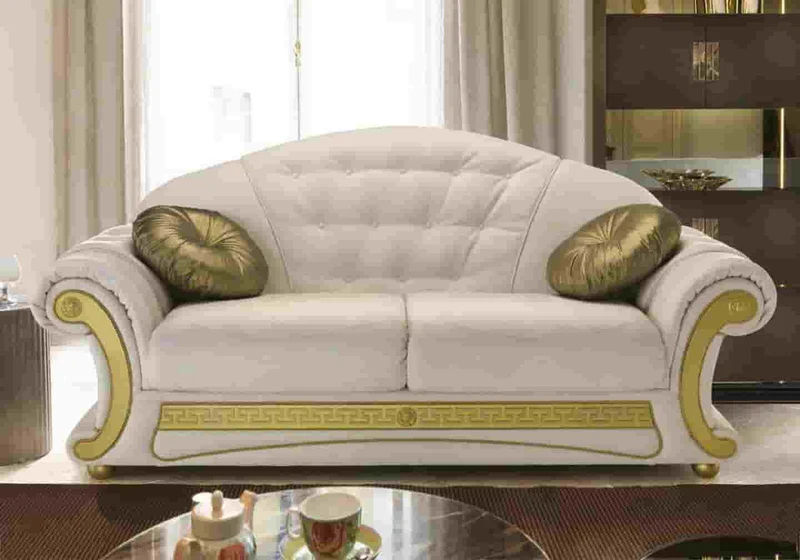 Canapé cuir versace gold LOUIS