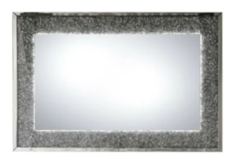 Miroir mural design led diamant - Ava